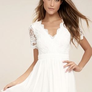White Lulu's Crotchet Sundress